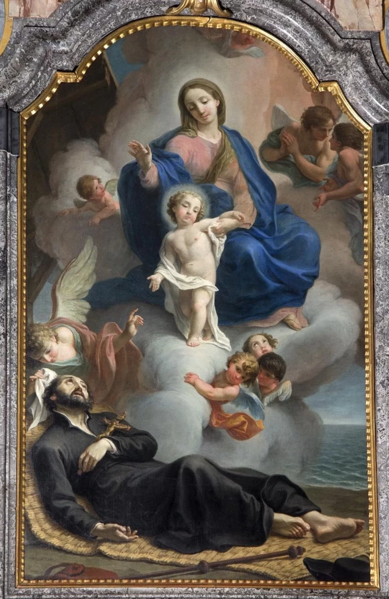 La Madonna e San Francesco Saverio - Chiesa della Santissima Trinità, Crema